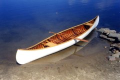 EM White Featherweight Canoe - image 1 of 3