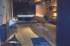 Canoes as Art.